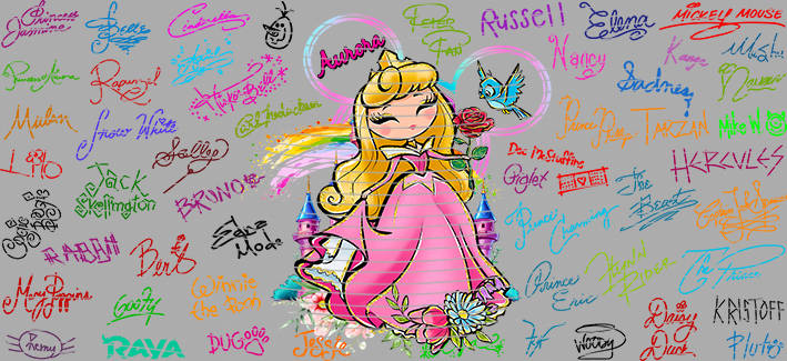 16oz Disney style-D-1283